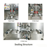 Machine d'emballage verticale automatique pour sachets, haute précision, motorisée, pour comprimés, pilules, capsules, bonbons, boules, aliments