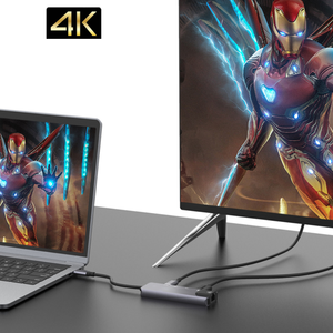 Sản xuất tại Trung Quốc <span class=keywords><strong>USB</strong></span>-C Loại C để HD HDTV 4K HD TV chuyển đổi hỗ trợ HD HDTV pd3.0 <span class=keywords><strong>USB</strong></span> RJ45 - Product Image 2