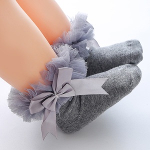 <span class=keywords><strong>Calzini</strong></span> da principessa in pizzo di cotone e pizzo per <span class=keywords><strong>bambini</strong></span> con fiocco versione coreana dei nuovi modelli di <span class=keywords><strong>calzini</strong></span> per <span class=keywords><strong>bambini</strong></span> - Product Image 5