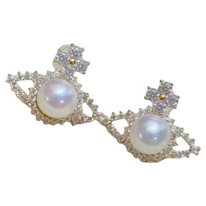 22576 Accessoires de perles DIY, clous d'oreille en argent S925 avec perles rondes de 7-8 mm, plateau vide pour bijoux en argent tendance, crochet d'oreille - Product Image 5