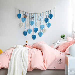 Moderno Boho macramè appeso a parete arazzo con perline di legno fatto a mano in cotone tessuto per la camera da letto decorazioni per la casa matrimoni - Product Image 6