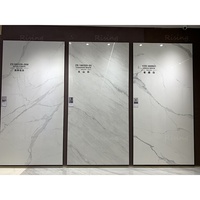 Losas de Porcelana de Gran Formato de 1600x3200x9 mm, Baldosas de Pared de Mármol Pulido y Esmaltado de Lujo, Piedra Sinterizada