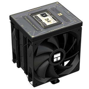 Thermalright TL BA120 VISION BLACK CPU Air Cooler With 2.4 Inch LCD Screen for LGA1700 1200 and AM5 AM4 the TL BA120 VISION BLAC - Product Image 1