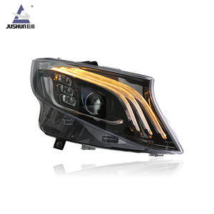 ชุดไฟหน้า Mercedes-Benz Vito เลนส์ LED ไฟวิ่งกลางวัน สไตล์ Maybach 12000 ลูเมน 12V - Product Image 2