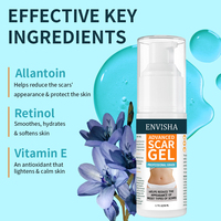 Rapide Efficace À Base De Plantes Rétinol Vitamine E Cicatrice Crème Gel Tummy Tuck Chéloïde Chirurgical Cicatrice Enlèvement Crème Gel