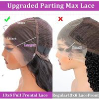 Perruques Frontales Full Lace HD Ondulées, Cheveux Brésiliens Non Traités avec Cuticules Alignées, Sans Colle, 13x6, en Gros, pour Femmes Noires
