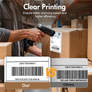 高品質折りたたみ式4x6インチサーマル配送ラベル（ミシン目入り）500枚入り、配送・梱包用 - Product Image 5