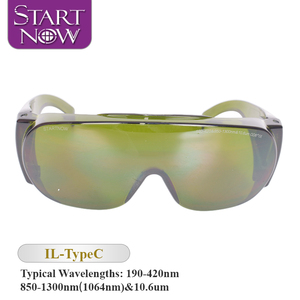 نظارات يمكن ارتداؤها داخل CE لآلة وسم ليزر YAG معدات لحام الألياف نظارات واقية نظارات السلامة بالليزر - Product Image 1