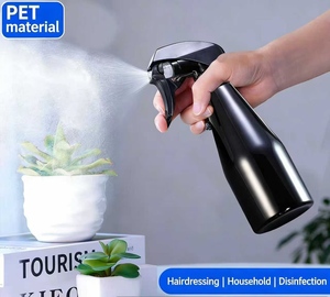 Botella de agua con pulverizador de alta presión, botella con pulverizador de niebla fina para peluquería, botella pulverizadora para salón de belleza - Product Image 3