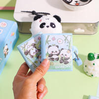 Vente en gros d'usine de carnets mini panda coffret cadeau souvenir animal mignon journal de voyage avec serrure pour fille