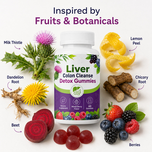 Gummies d'extrait de chardon-Marie sans gluten de haute qualité – Soutient l'immunité, la digestion, la purification du foie et la détoxification – Pour adultes - Product Image 3