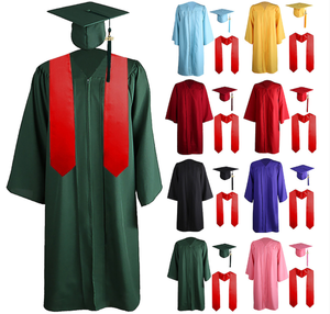 Toga y Birrete de Graduación de Licenciatura de Universidad Americana 2026, Ecológicos, de Poliéster, Personalizados al por Mayor, Traje de Graduación, Toga de Maestría - Product Image 3