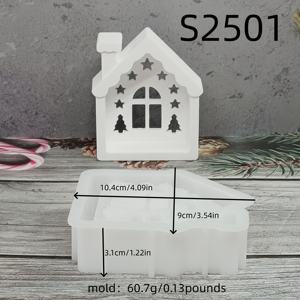 Molde de Silicona para Resina Hecho a Mano, Estilo DIY, Adornos Decorativos y Herramientas para Pasteles, Molde de Yeso para Resina - Product Image 3