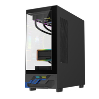 OEM ATX MATX ITX casing PC casing komputer Gaming dengan kaca antigores untuk casing & menara komputer