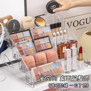 Exhibidor de Cosméticos de Acrílico Transparente, Organizador de Almacenamiento de Escritorio de 7 Niveles para Maquillaje, Lápiz Labial, Polvo, Sombra de Ojos, Esmalte de Uñas - Product Image 2