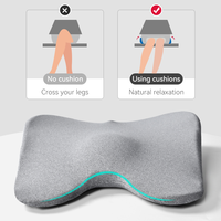 Coussin de hanche de siège de bureau ergonomique en mousse à mémoire de forme, oreiller de soutien doux de qualité supérieure avec prix de gros