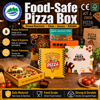 Boîtes à pizza en carton ondulé gaufré sur mesure LongXiang, vente en gros, 7-18 pouces, pour emballage alimentaire