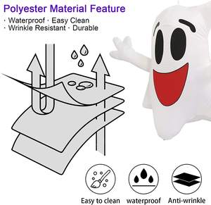 <b>Inflatable</b> Halloween <b>Outdoor</b> Cute Ghost Blow up <b>Yard</b> <b>Decoration</b> Clearance with LED Lights Built-in for <b>Holiday</b> Party <b>Yard</b> Garden - Product Image 2