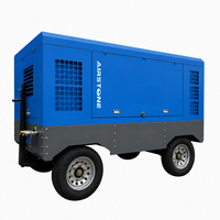 Compresseur d'air rotatif à vis portable haute pression diesel Airstone 175-1000CFM 18 bars 6 cylindres robuste pour l'exploitation minière et la construction