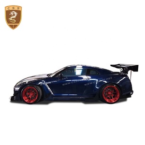 Kit Carrozzeria Widebody Rocky-B Style in FRP per <span class=keywords><strong>Nissan</strong></span> GTR R35: Paraurti Anteriore, Labbro Posteriore, Minigonne Laterali, Parafanghi Allargati, Alettone Posteriore - Product Image 3