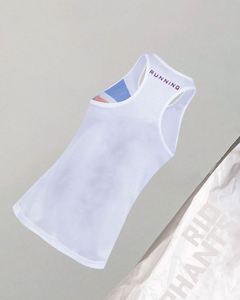 Free Design Custom Sublimation Paris Marathon <b>Running</b> Mesh Dry Fit Women Square Fabric Breathable <b>Singlet</b> Tank Top - Product Image 4