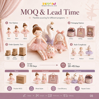 Juguetes de Peluche de Conejito de Ballet Ecológicos de Primera Calidad al por Mayor |   Regalos de Graduación para Escuelas de Danza con Logotipo Personalizado, MOQ Bajo, Directo de Fábrica