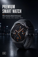 Montre connectée HYK ES100 - Écran AMOLED, autonomie de 5 à 10 jours, moniteur de fréquence cardiaque, navigation GPS, suivi de la forme physique, réveil, IA