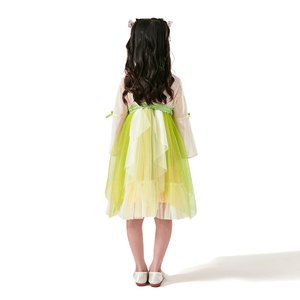 Ensemble <span class=keywords><strong>de</strong></span> costumes <span class=keywords><strong>de</strong></span> danse Hanfu <span class=keywords><strong>de</strong></span> princesse pour filles, enfants, en polyester, pour les fêtes et les spectacles - Product Image 2