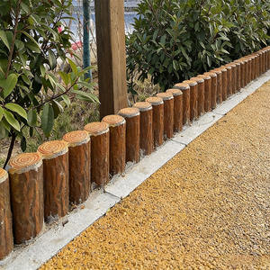 Proyecto de Decoración DIY para Jardín y Bonsái: Adorno de Paisaje con Valla de Protección de Río en Forma de Tronco de Madera <span class=keywords><strong>Artificial</strong></span> de <span class=keywords><strong>Piedra</strong></span> Fundida - Product Image 1