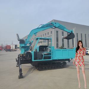 Motor diésel a Lift 1,5 T Mini Dumper Mini Crawler Dumper para palma aceitera - Product Image 5