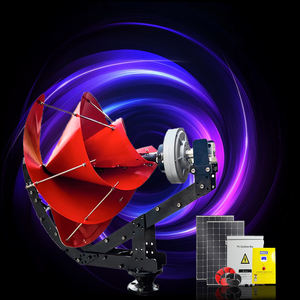 Небольшой, 1 кВт, 3 кВт, 5 кВт, 10 кВт, бессердечная Вертикальная ветряная турбина 24 В-220 В, ветрогенераторная система для домашнего использования - Product Image 1