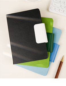 Carnet A5 pour fille avec couverture magnétique en cuir rigide, reliure filée, fermeture à fermoir magnétique, idéal pour logo imprimé - Product Image 4