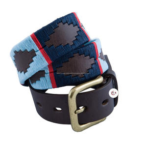 Cinturón Polo de cuero para hombre y mujer de buena calidad con logotipo personalizado - Product Image 1