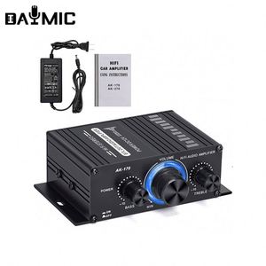 ขายส่งเครื่องขยายเสียงรถยนต์ Universal Ak170 2 แชนแนล Hifi 20W 20W ซับวูฟเฟอร์ โรงงาน OEM ขายตรง - Product Image 5