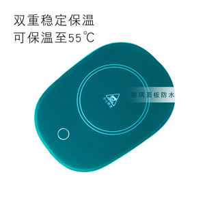 แก้วอุ่นร้อนอัจฉริยะ Liling Hongbo 55 องศาเซลเซียส เซรามิก พร้อมฝาและช้อน ชาร์จ USB สำหรับกาแฟ นม ของขวัญ - Product Image 4