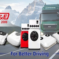 Mini Aire Acondicionado para Tienda de Campaña, Nuevo Estilo, 220V/110V, Calefacción y Refrigeración, Aire Acondicionado Exterior para Camioneta, Furgoneta, Cabina, Ventilador de 12V
