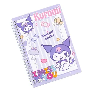 Dhf Groothandel Kawaii Cartoon Anime Sanrioed School Student Coil Book Magneet Notebook Journal Notities Books