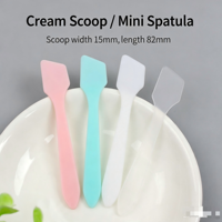 Spatules cosmétiques en plastique, grattoir, brosse plate pour mélanger les crèmes et masques faciaux, outil de beauté pour le soin de la peau et le maquillage