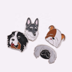 Dibujos animados cachorro Metal Pin Corgi Bulldog esmalte broche insignias Decoración - Product Image 2