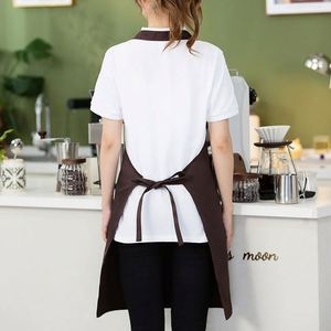 Tablier de cuisine coréen pour chef, uniforme de restaurant, tabliers personnalisables avec logo - Product Image 3