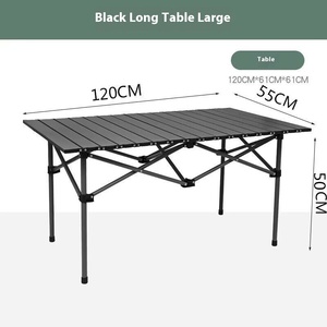 Yutang Hot SallerOutdoor Portable Foldable Metal Egg Roll <b>Table</b> Multifunctional Picnic <b>BBQ</b> <b>Table</b> for Camping - Product Image 3