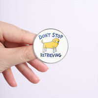 Spedizione Diretta di Badge Rotondi Personalizzati Stampati, Spille Personalizzate con Cartoni Animati, Citazioni Ispiratrici, Figure di Animali e Piante