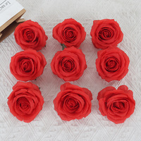 Realistische Seidenrosen-Blütenköpfe für Hochzeits-DIY-Schmuck, Blumenwand, Braut-Kopfschmuck, Dekoration und Arrangement