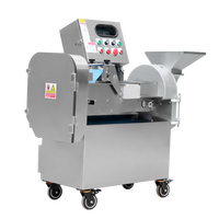 Nieuwe elektrische multifunctionele roestvrijstalen groente- en fruitsnijmachine, wortelsnijder, aardappelsnijmachine