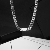 Bijoux de mode Bracelets Collier chaîne cubaine Acier inoxydable Hip-Hop Marque Pendentif Collier de couple