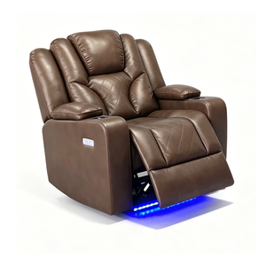 Sofá seccional convertible de lujo para el hogar con reclinable eléctrico USB/Tipo C y altavoz Bluetooth para la sala de estar - Product Image 2