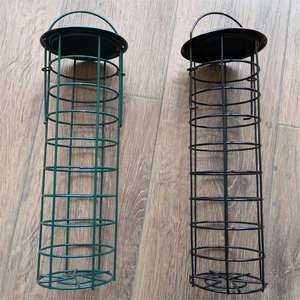 Comedero Redondo de Plástico para Pájaros TJ-004, Pequeño, Resistente, Colgante, con Diez Anillos, para Uso en Jardín Exterior - Product Image 2