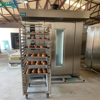 Four à chariot rotatif commercial avec système de contrôle intelligent, chauffage uniforme, pour la cuisson du pain