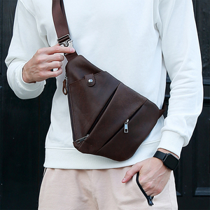 BEARKY Design moderne hommes taille Fanny Pack Offre Spéciale décontracté esthétique extérieur en cuir ceinture sac avec fermeture à glissière pour la randonnée - Product Image 6
