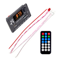 Lecteur MP3 à écran couleur, amplificateur 2X40W, radio FM, module de voiture, enregistrement d'appels, TF, USB, AUX, 3.5, WAV, FLAC, BT, module radio FM de voiture